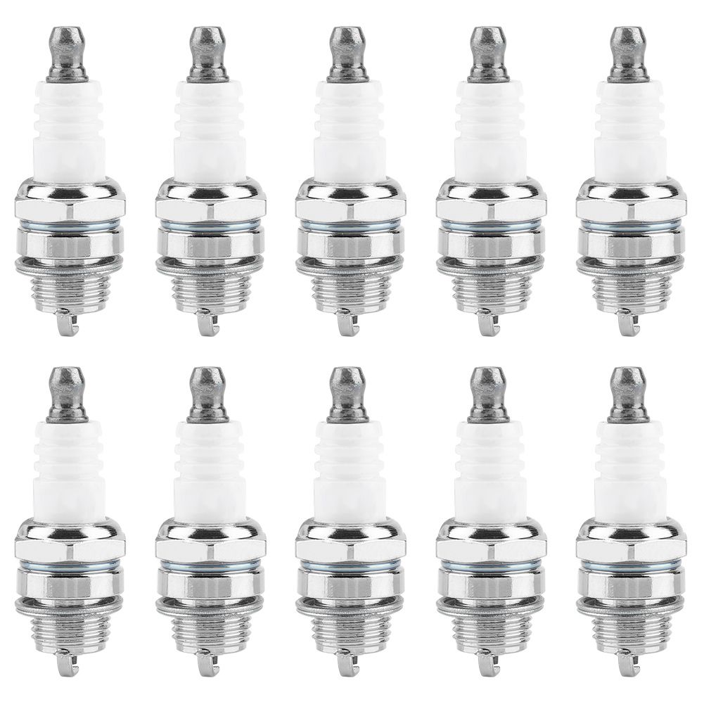 10Pcs Spark Plugs Brush Cutter Trimmer Chain Saw Replacement Accessories view 8