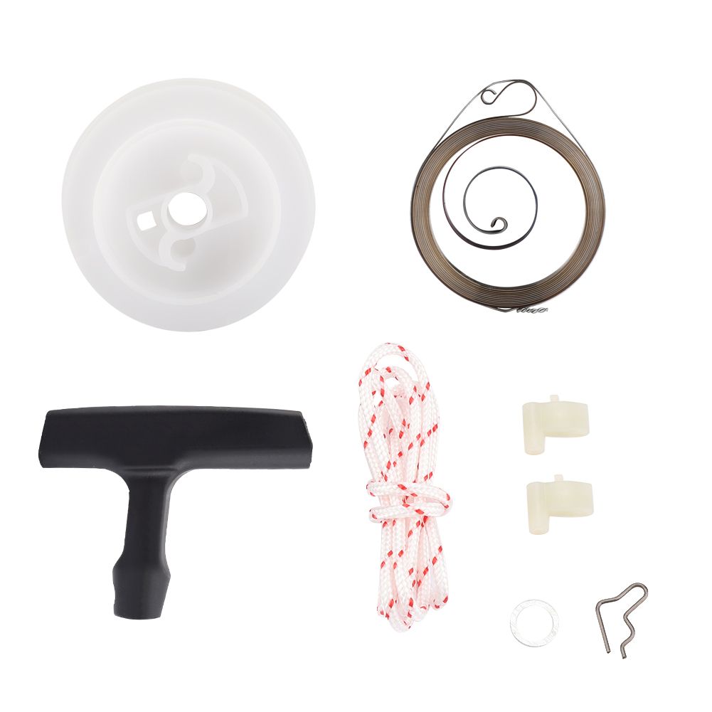 Pull Lawnmower Part Replacement Kit Starter Handle Pulley Rope Springs for 029 view 2