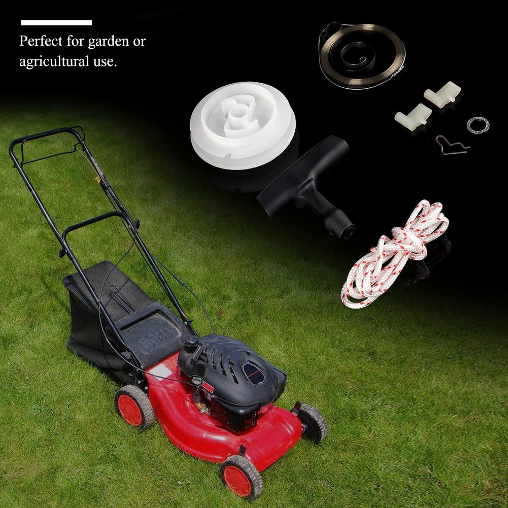 Pull Lawnmower Part Replacement Kit Starter Handle Pulley Rope Springs for 029 view 8