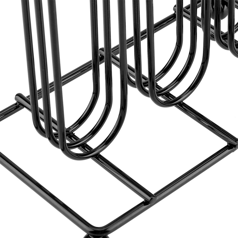 Black Color Chrome Plating Iron Coffee Capsule Storage Rack for Holding 42 view 15
