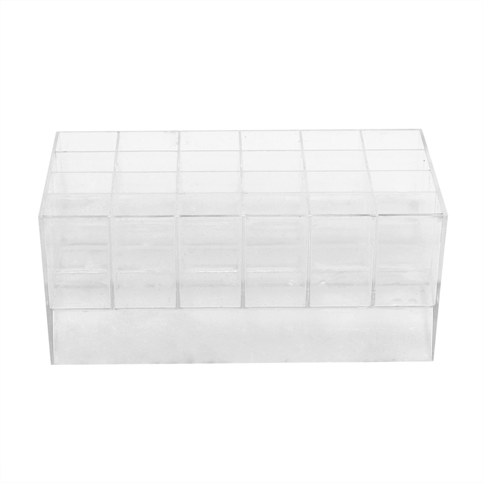 Transparent 24 Grids Lipstick Holder Organizer Display Stand Nail Polish view 6