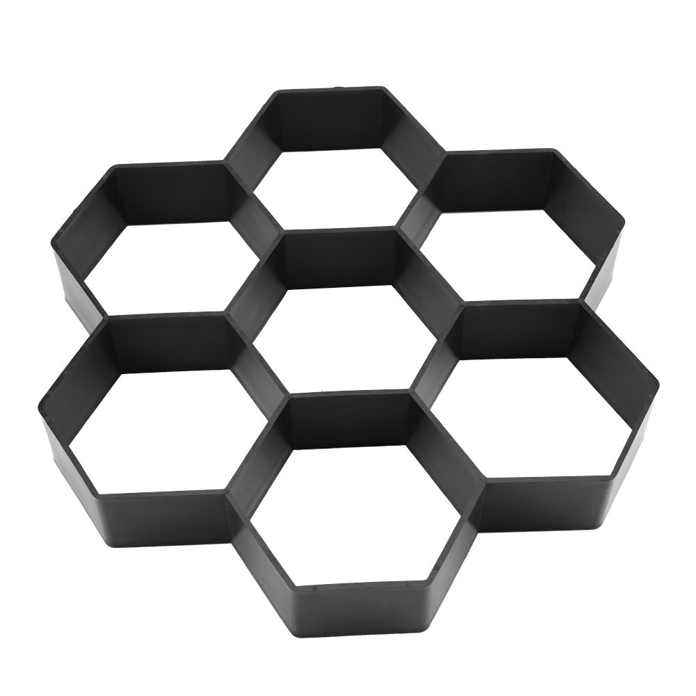 1Pc DIY Garden Path Maker Mold Concrete Stepping Stone Cement Paving Mould Brick view 5