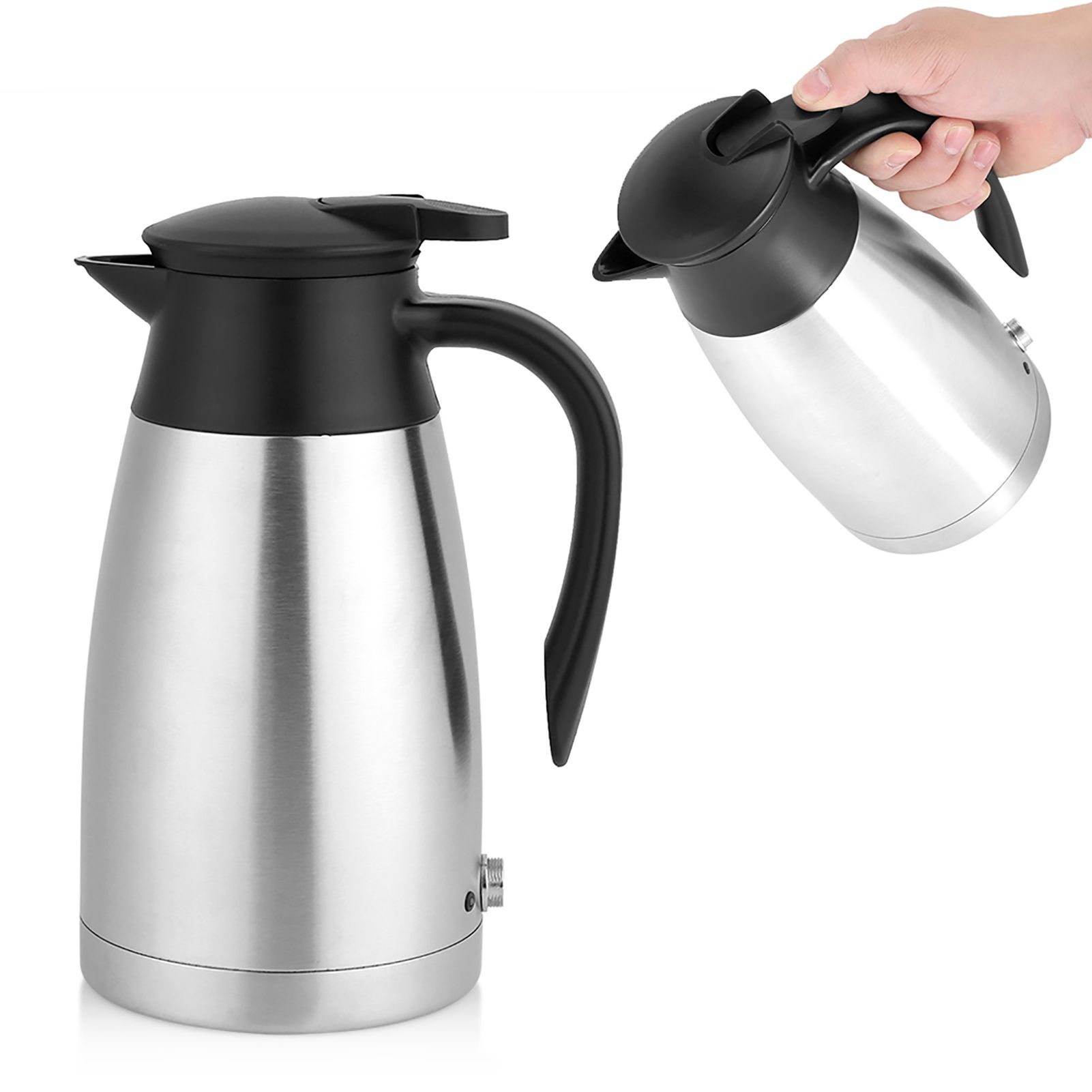 24V 1000ml Car Electric Kettle Auto Shut Off Water Heating Boiling Pot view 2