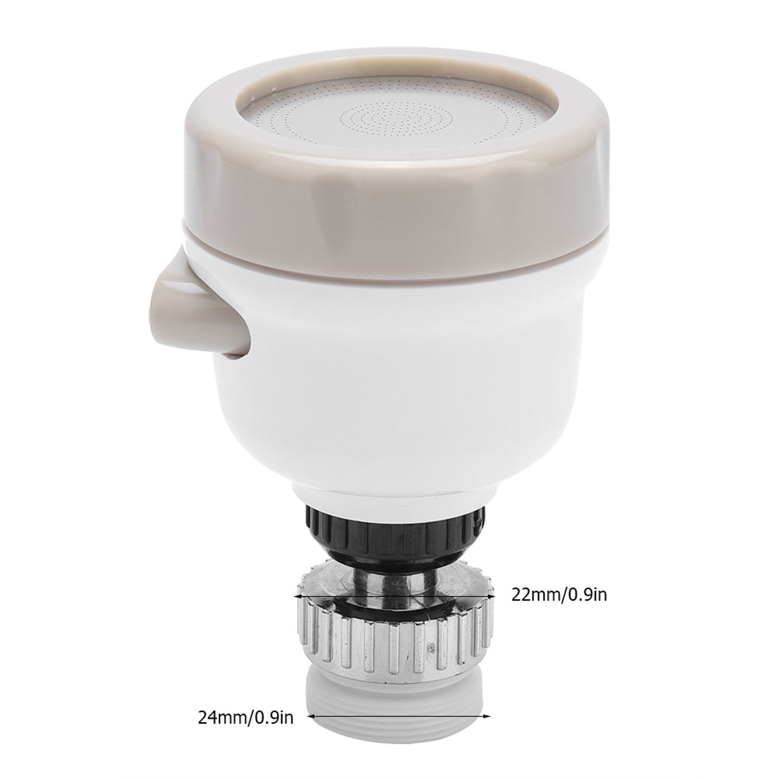 360 Degree Rotatable Kitchen Faucet Spray Head Tap Splash Filter Nozzle 3 view 5