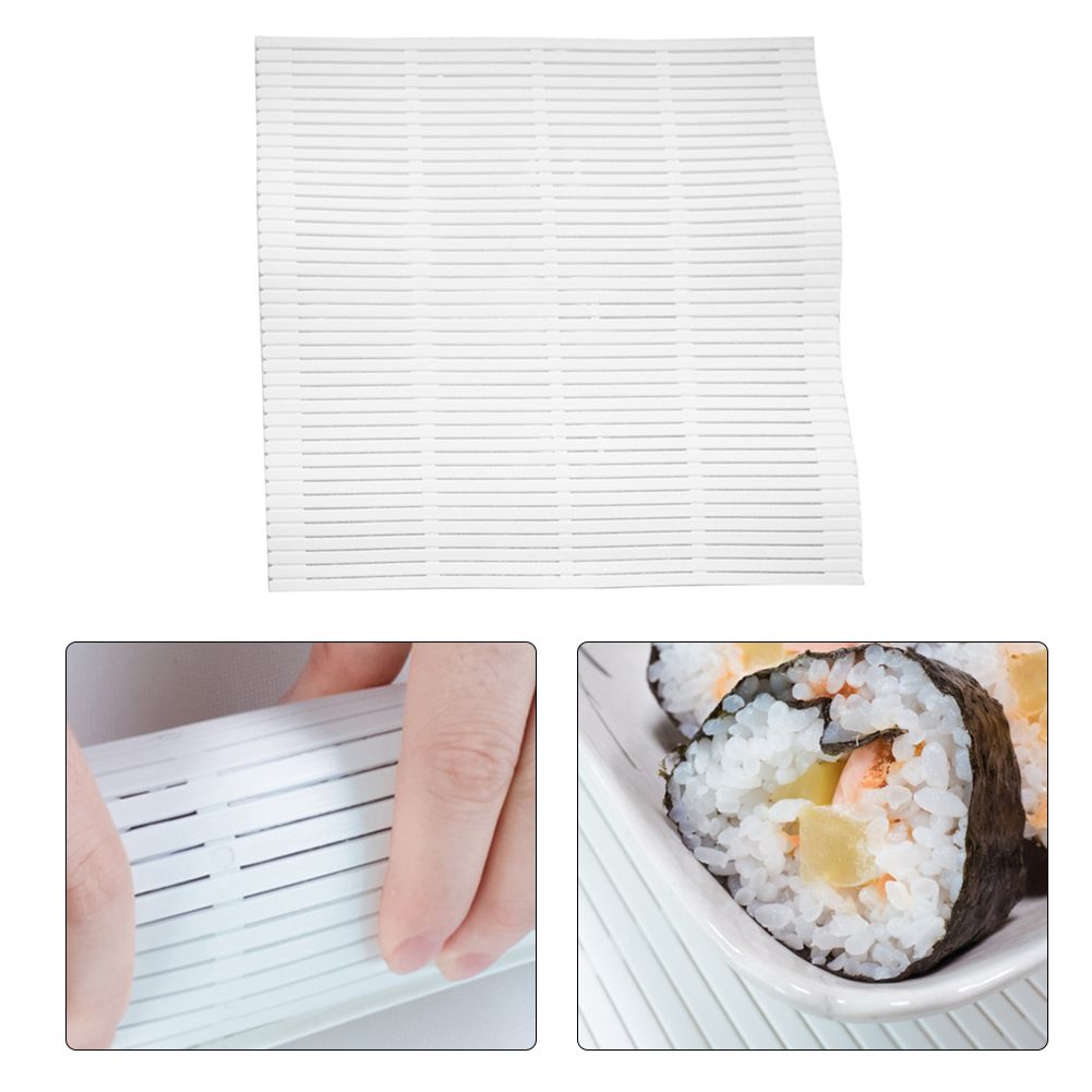 Nonstick Surface Sushi Roller Maker PP Plastic Rolling Mat Picnic Lunch Tool view 3