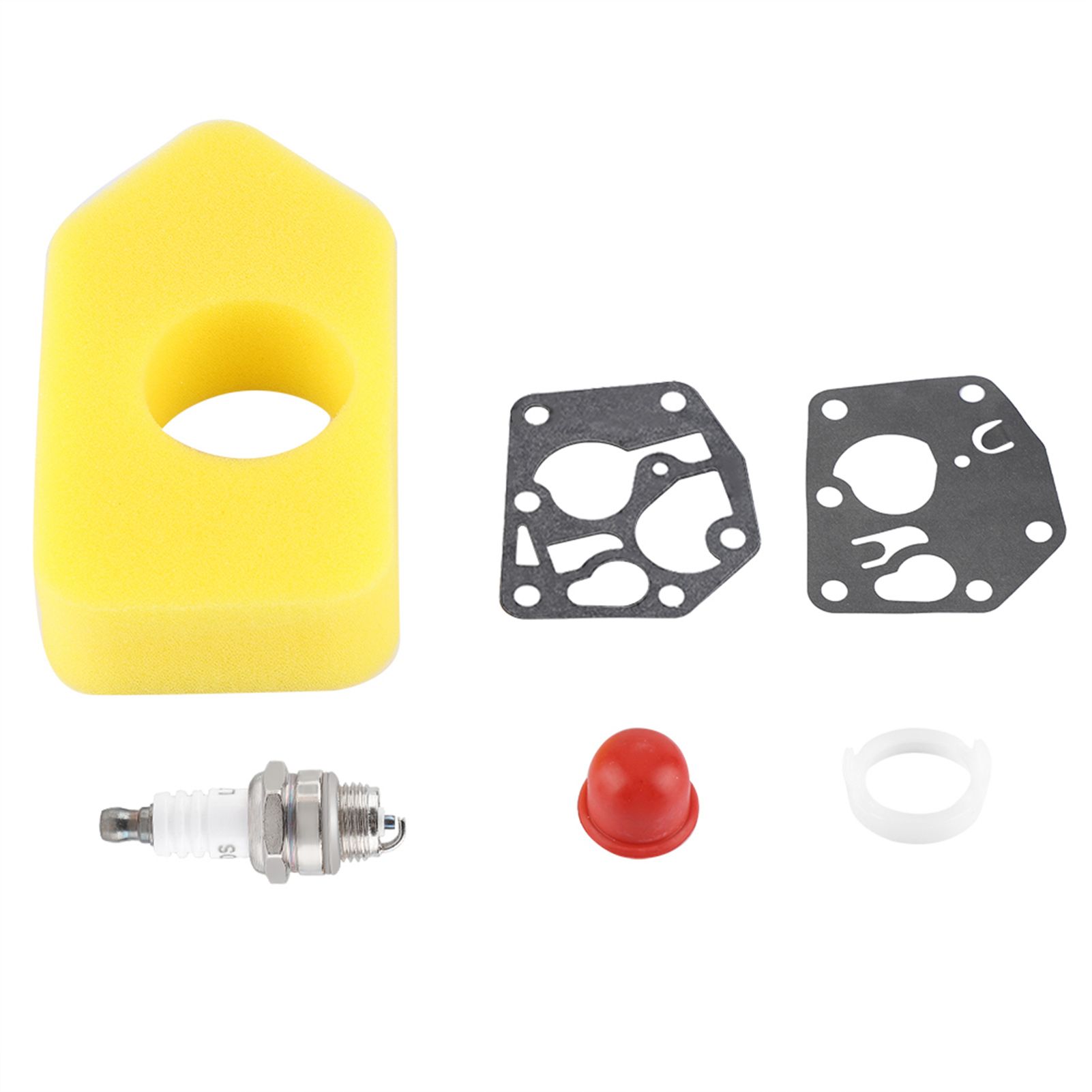 Carburetor Diaphragm Gasket Air Filter Spark Plug Kit for Briggs & Stratton view 2
