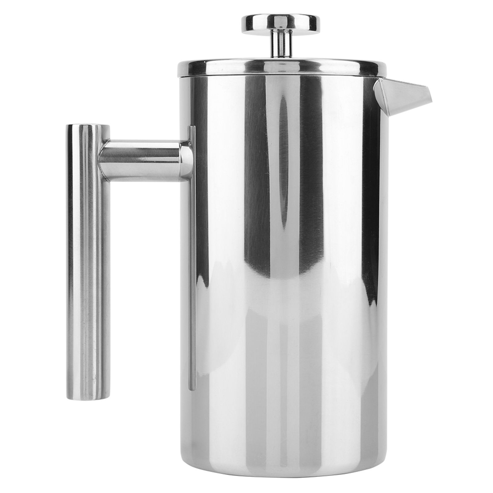 Double Walled Stainless Steel Coffee Maker French Press Tea Pot with Filter