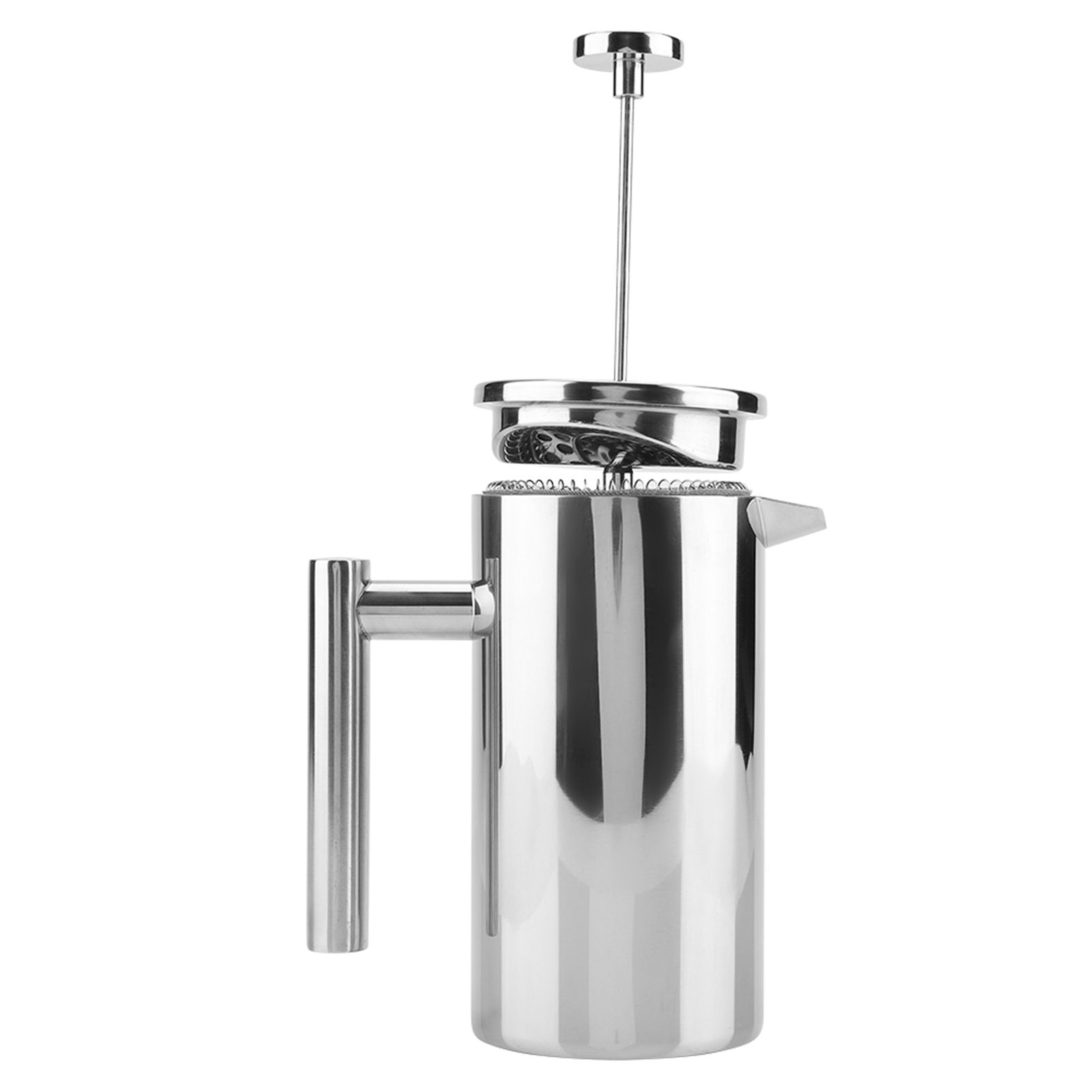 Double Walled Stainless Steel Coffee Maker French Press Tea Pot with Filter view 9