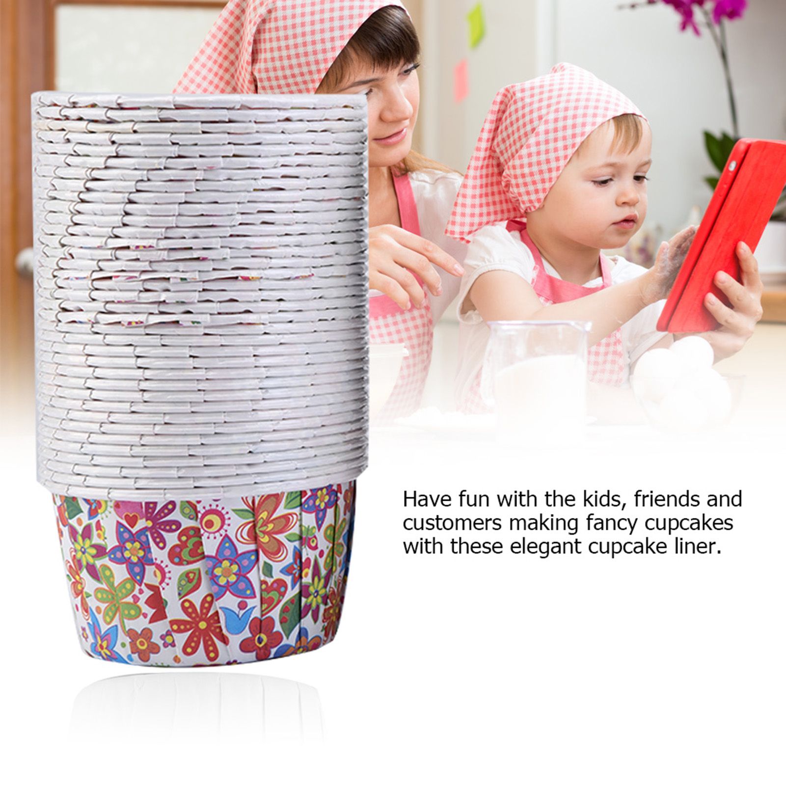 100PCS Mini Cupcake Liners Paper Round Cake Baking Cups Muffin Cases Home view 8
