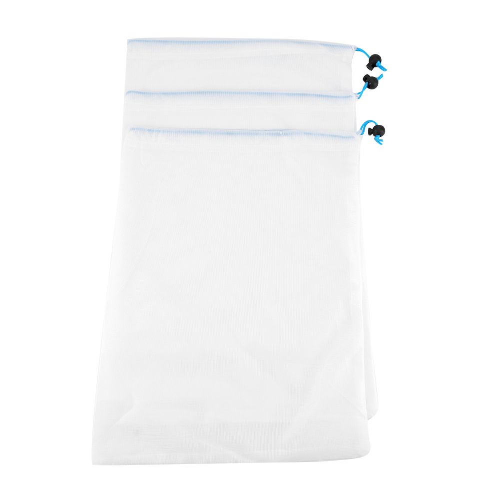 11Pcs Reusable Drawstring Mesh Bags Fruit Vegetable Sacks Storage Toys Pouch view 4