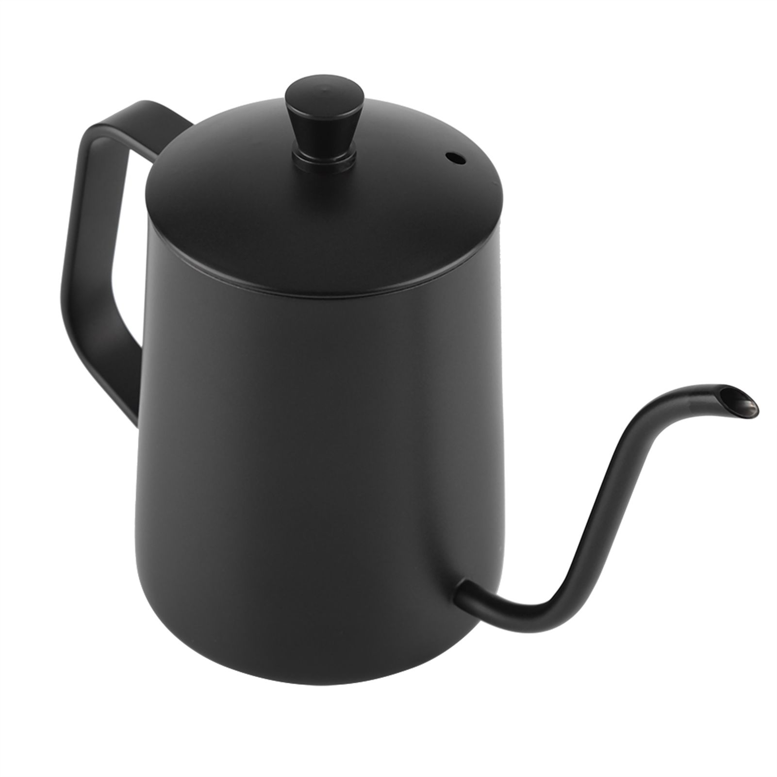 550ml Stainless Steel Long Gooseneck Coffee Pot Kettle with Lid for Home view 4