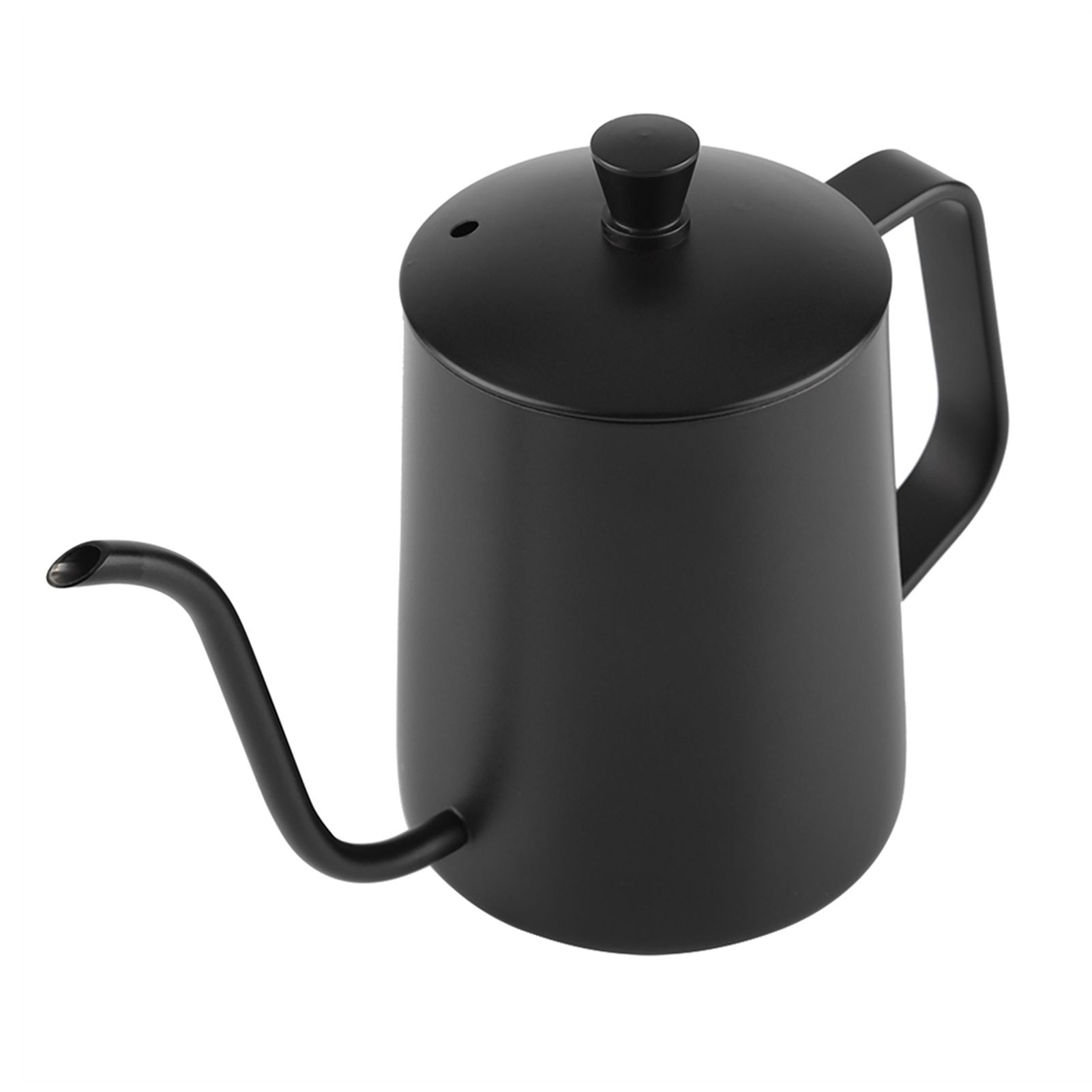 550ml Stainless Steel Long Gooseneck Coffee Pot Kettle with Lid for Home view 9