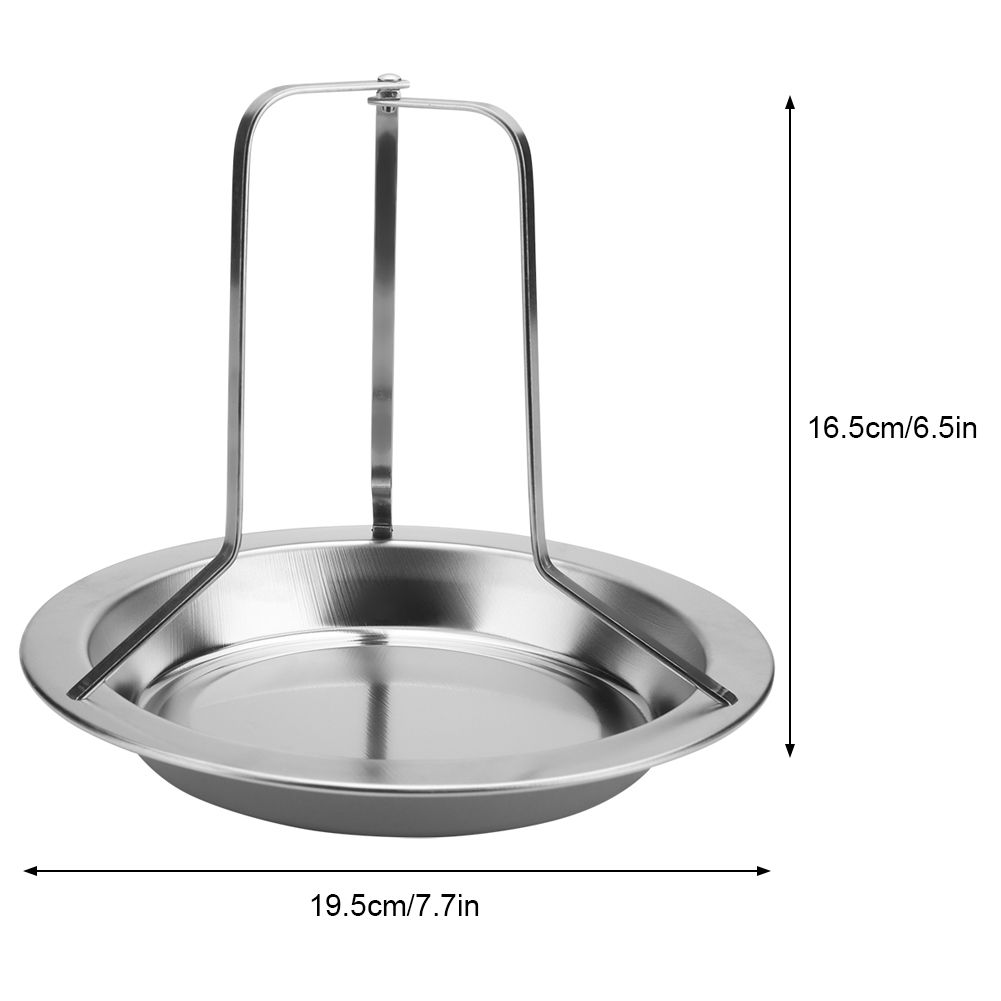 1Pc Stainless Steel Upright Roast Chicken Holder Roaster Rack Barbecue view 15
