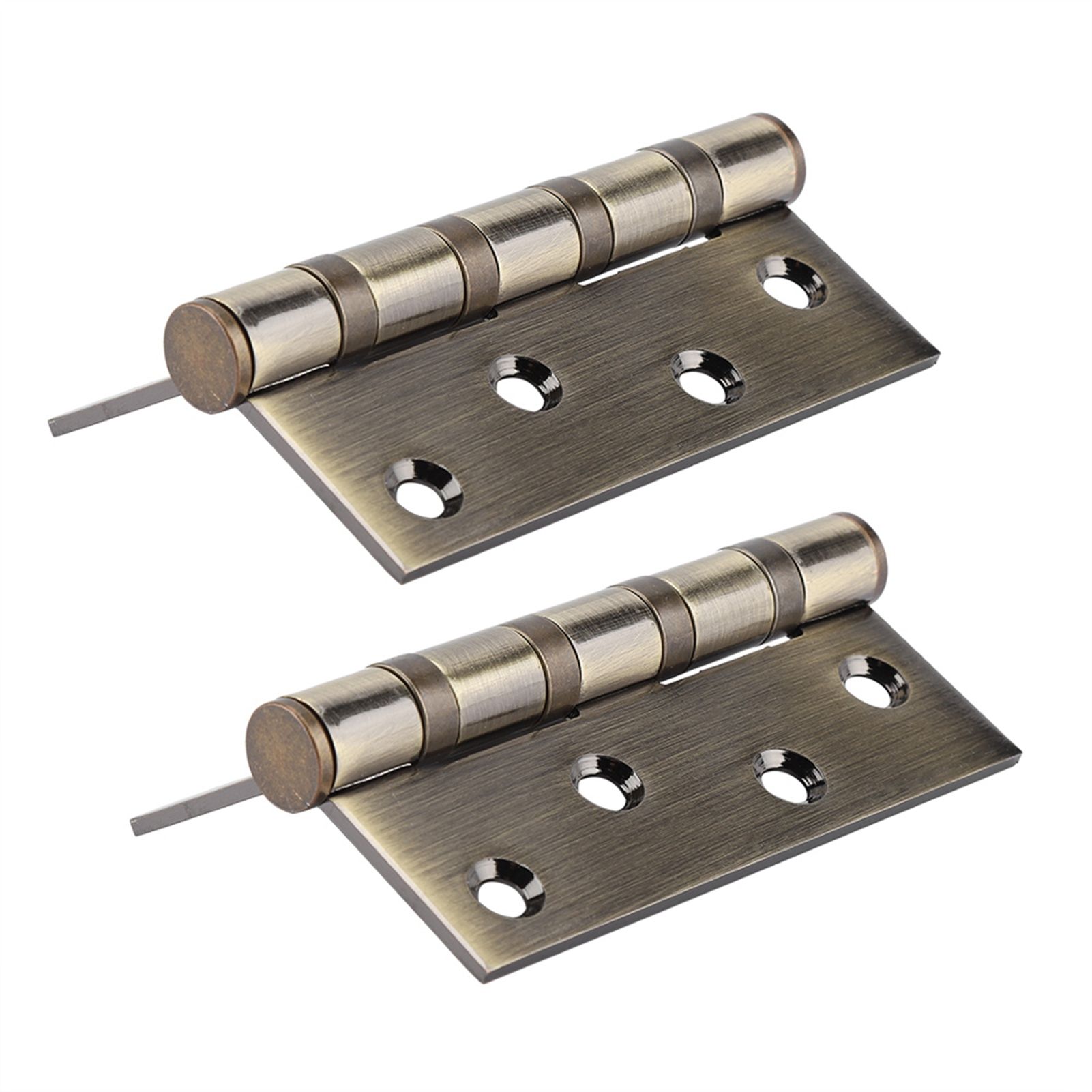 4in 3mm Stainless Steel Door Hinge Loose Pin Muffler Buffer Hinges Mute view 4