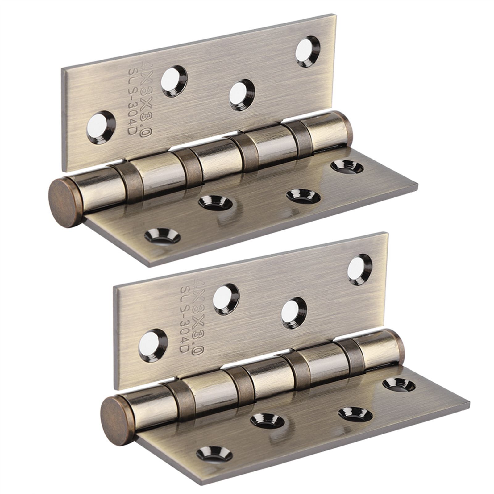 4in 3mm Stainless Steel Door Hinge Loose Pin Muffler Buffer Hinges Mute view 5