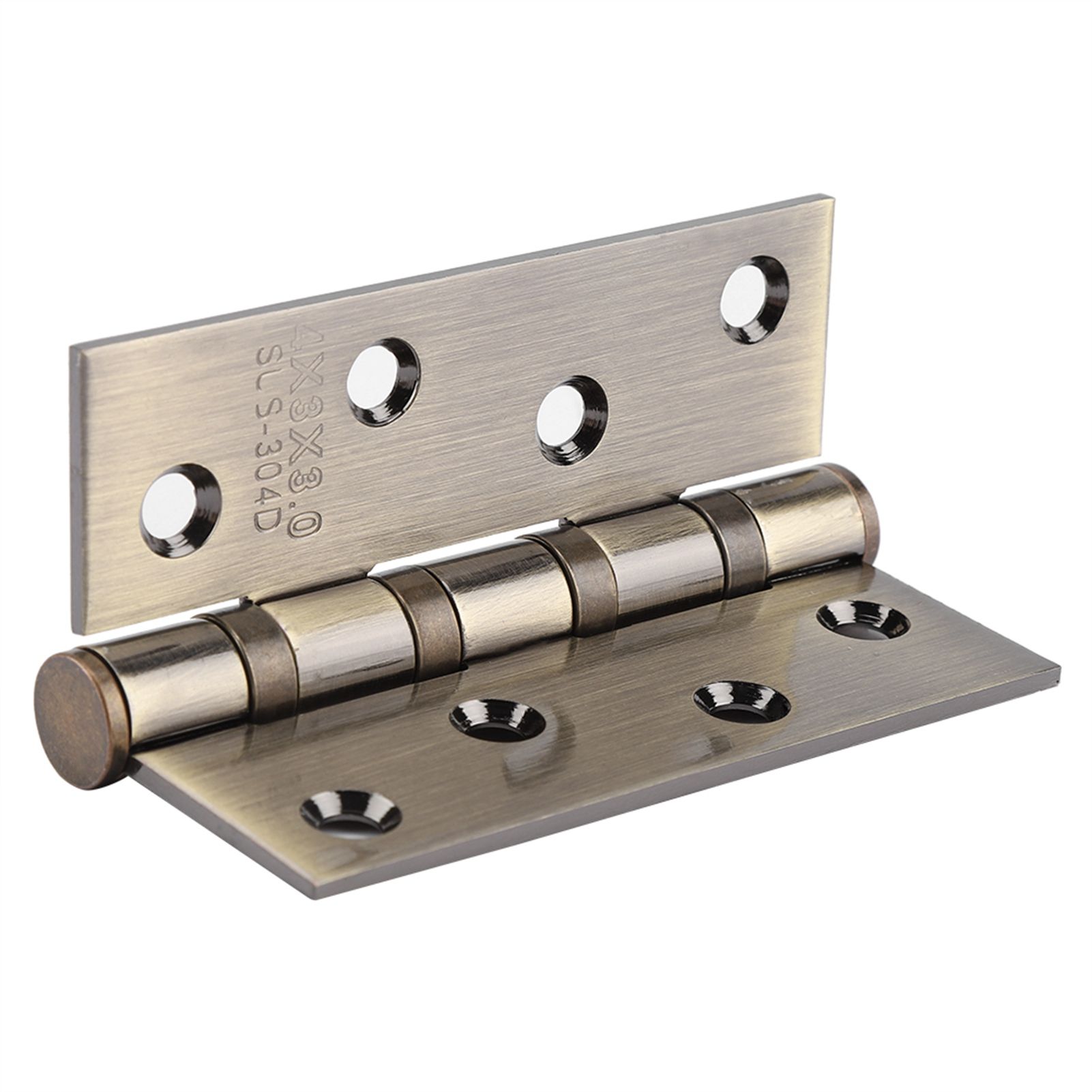 4in 3mm Stainless Steel Door Hinge Loose Pin Muffler Buffer Hinges Mute view 14