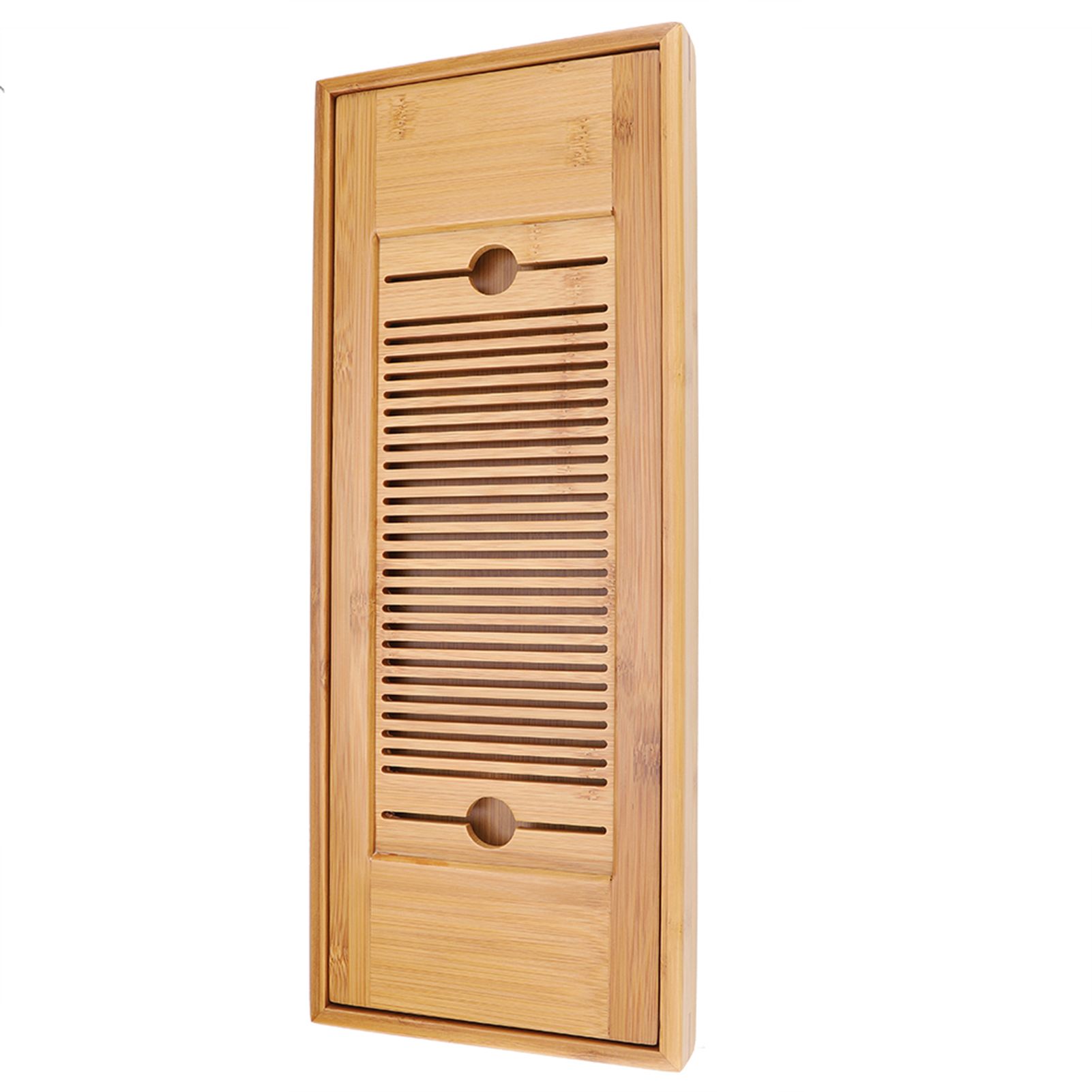 1Pc Bamboo Mini Tea Serving Tray Chinese Gongfu Tea Plate for Home Office view 8
