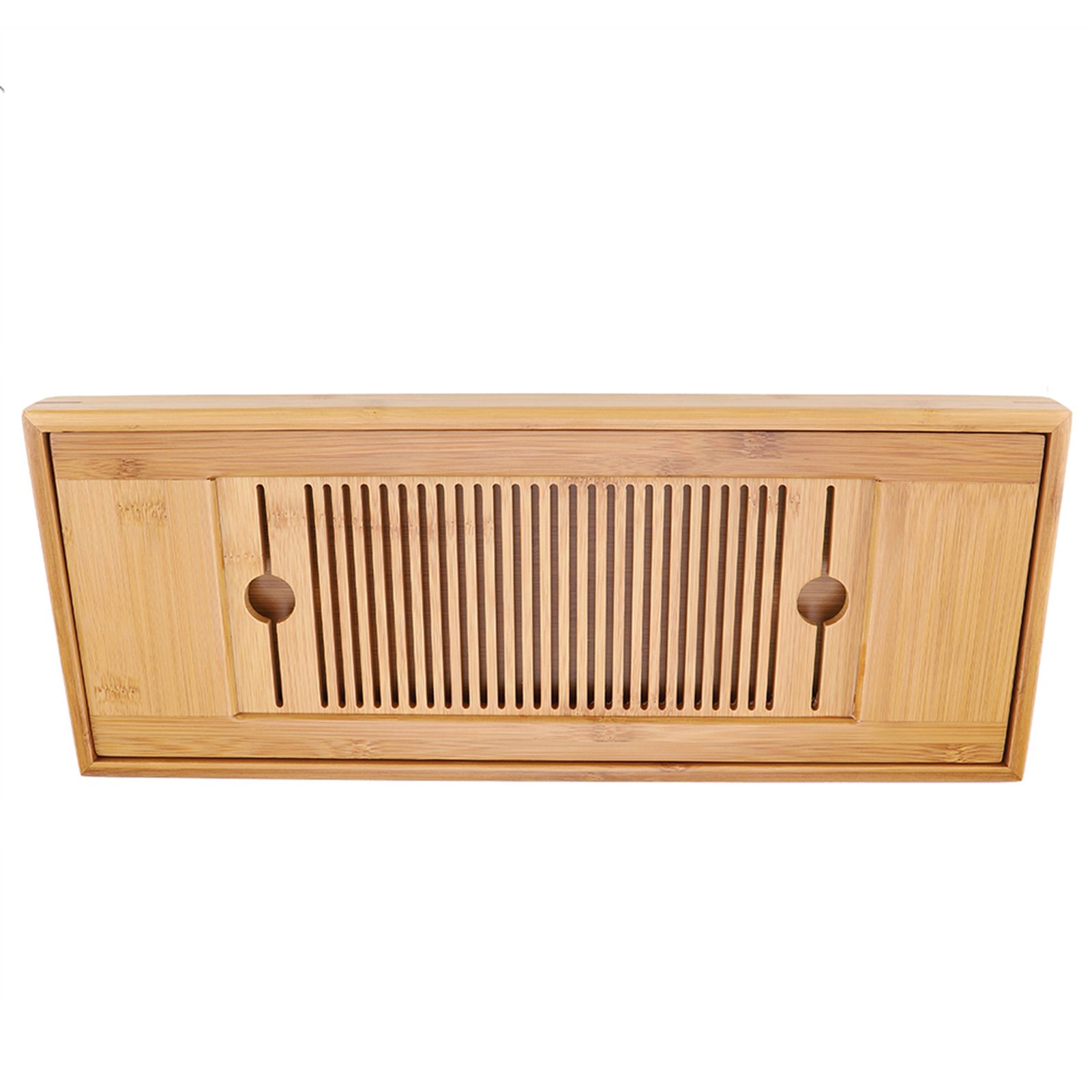 1Pc Bamboo Mini Tea Serving Tray Chinese Gongfu Tea Plate for Home Office view 9