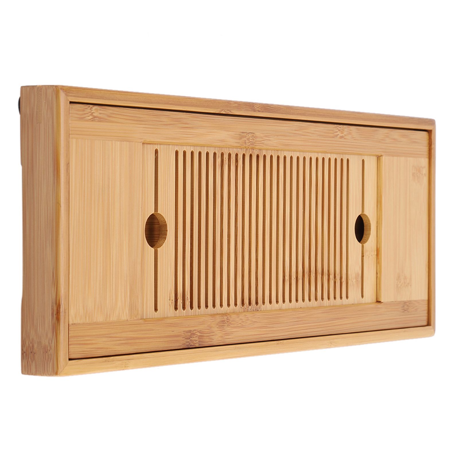 1Pc Bamboo Mini Tea Serving Tray Chinese Gongfu Tea Plate for Home Office view 11