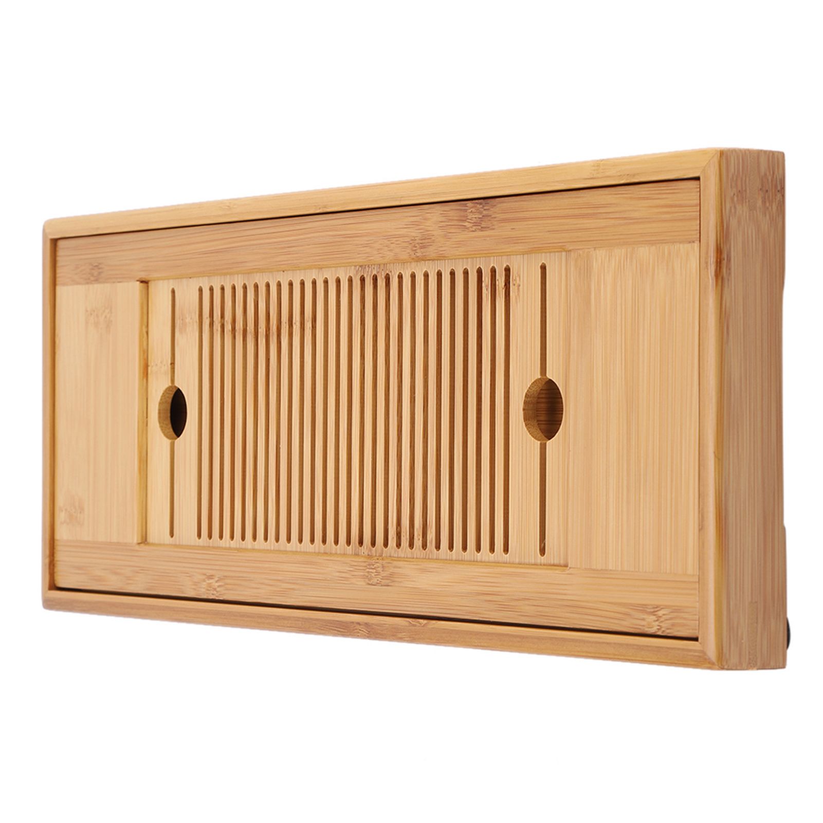 1Pc Bamboo Mini Tea Serving Tray Chinese Gongfu Tea Plate for Home Office view 12