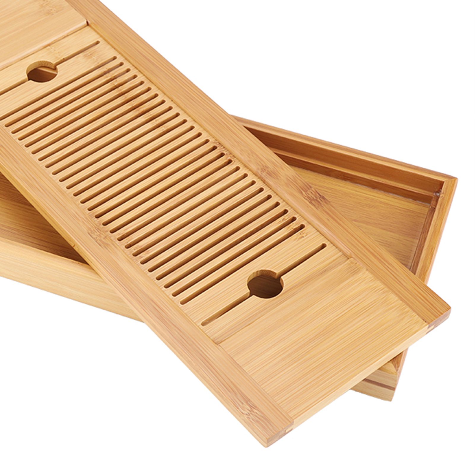 1Pc Bamboo Mini Tea Serving Tray Chinese Gongfu Tea Plate for Home Office view 13