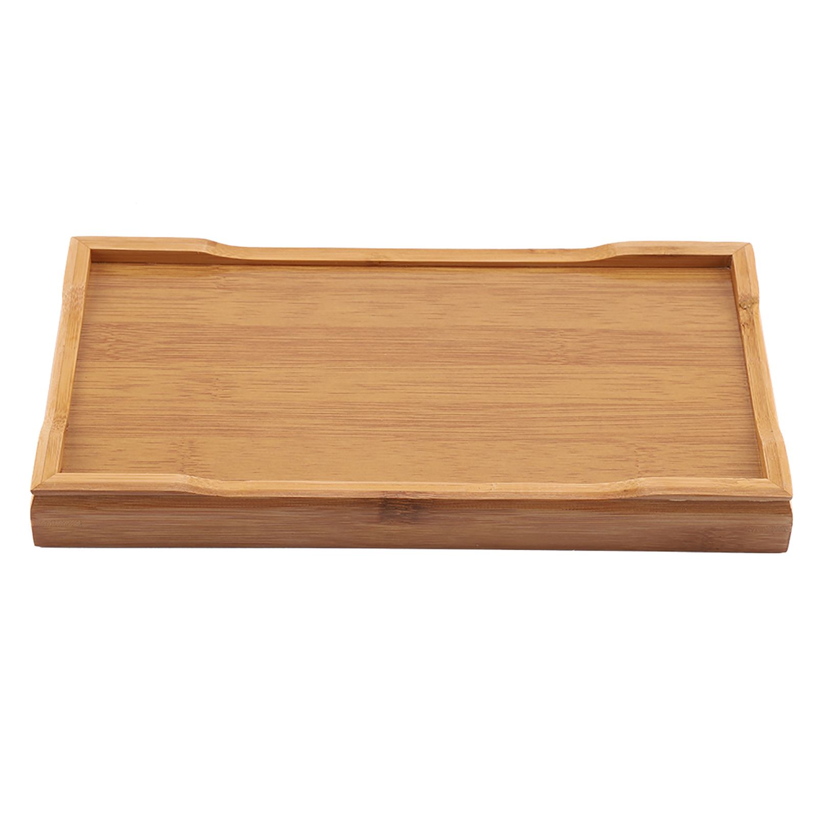 1Pc Bamboo Mini Tea Serving Tray Chinese Gongfu Tea Plate for Home Office Table view 10