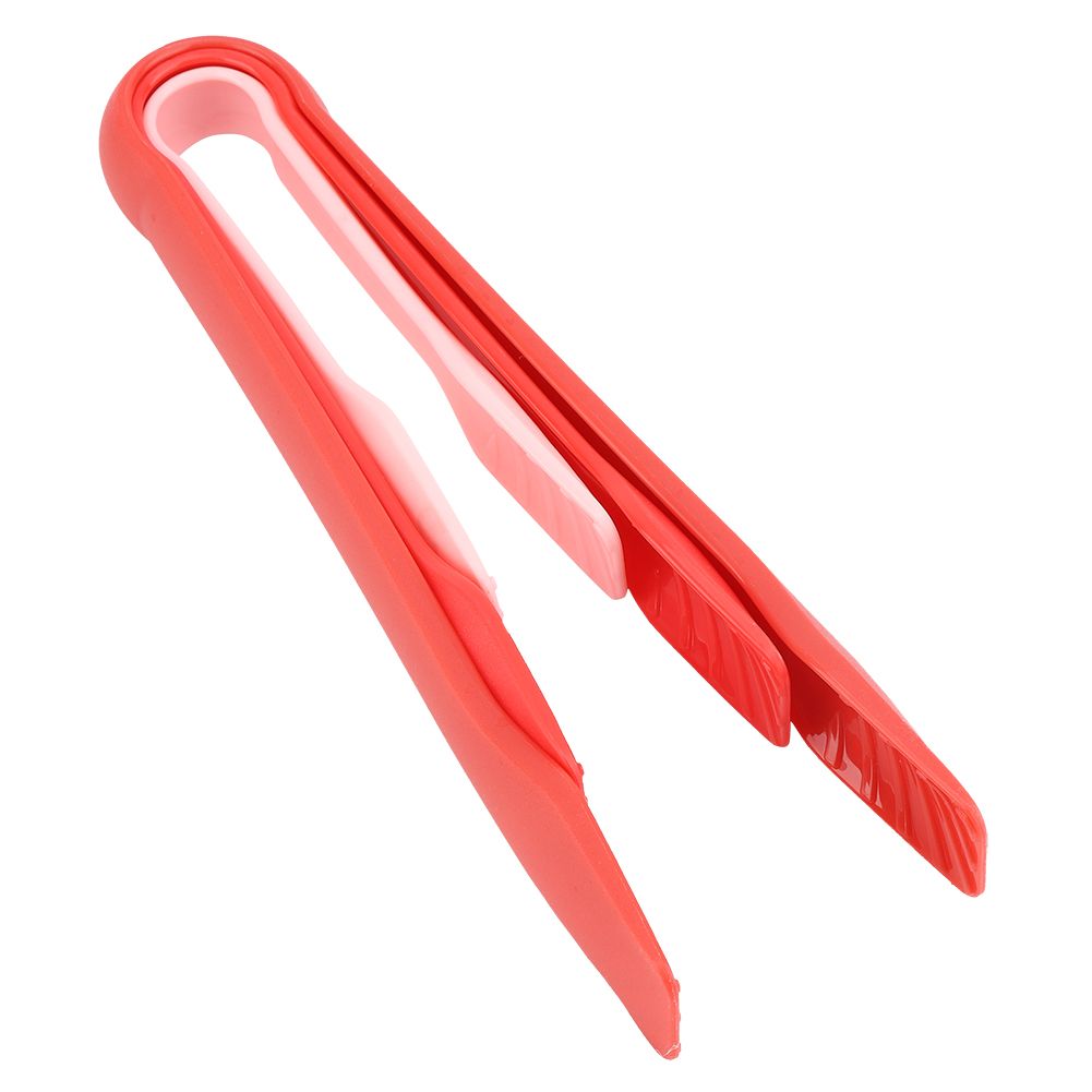 3 PCS Multifunctional Plastic Bread Tongs Food Clamps for Home Bakery (Red) view 6