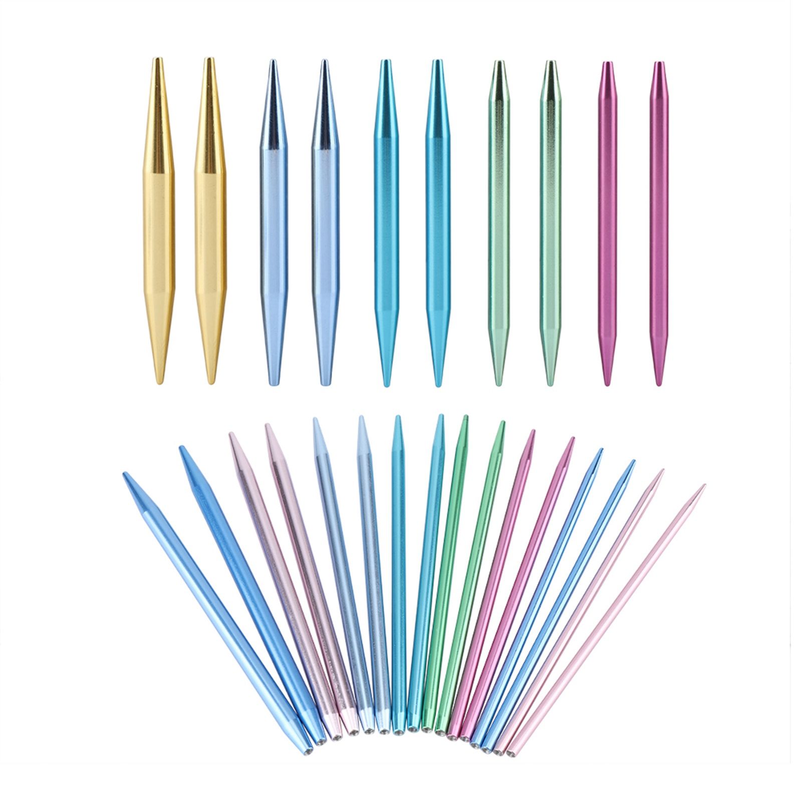 Interchangeable Aluminum Circular Knitting Needle Sets view 7