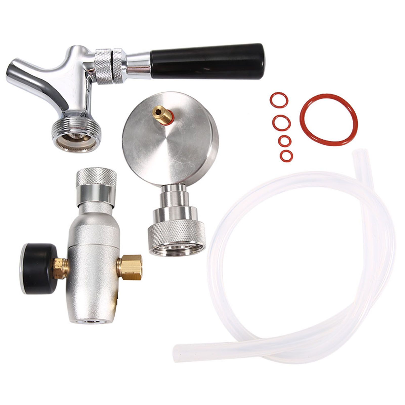 Stainless Steel Beer Spear Faucet Tap Dispenser Kit for 2L/3.6L/4L Mini Keg