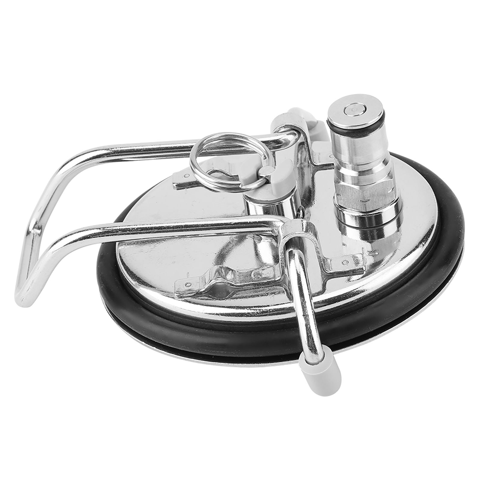Homebrew Cornelius Style Keg Carbonation Keg Lid with 0.5 Micron Diffusion Stone view 7