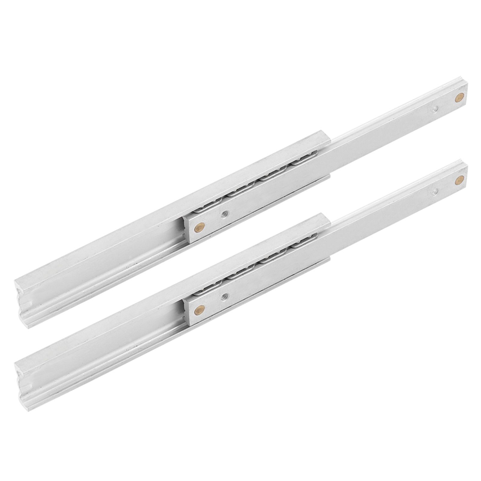 2pcs/ Set Mini Aluminum Alloy Durable Smooth Slideway for Drawer Cabinet(100mm) view 9