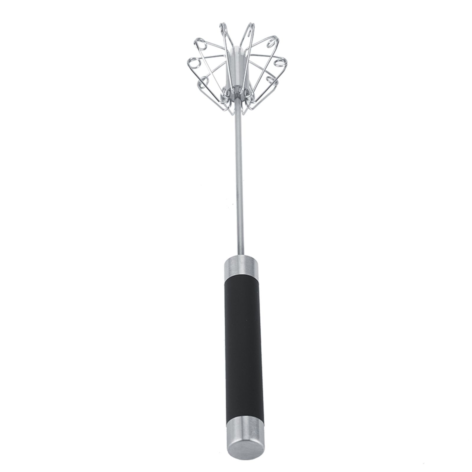 Stainless Steel Anti rust Durable Rotatable Manual Whisk Egg Beater view 2