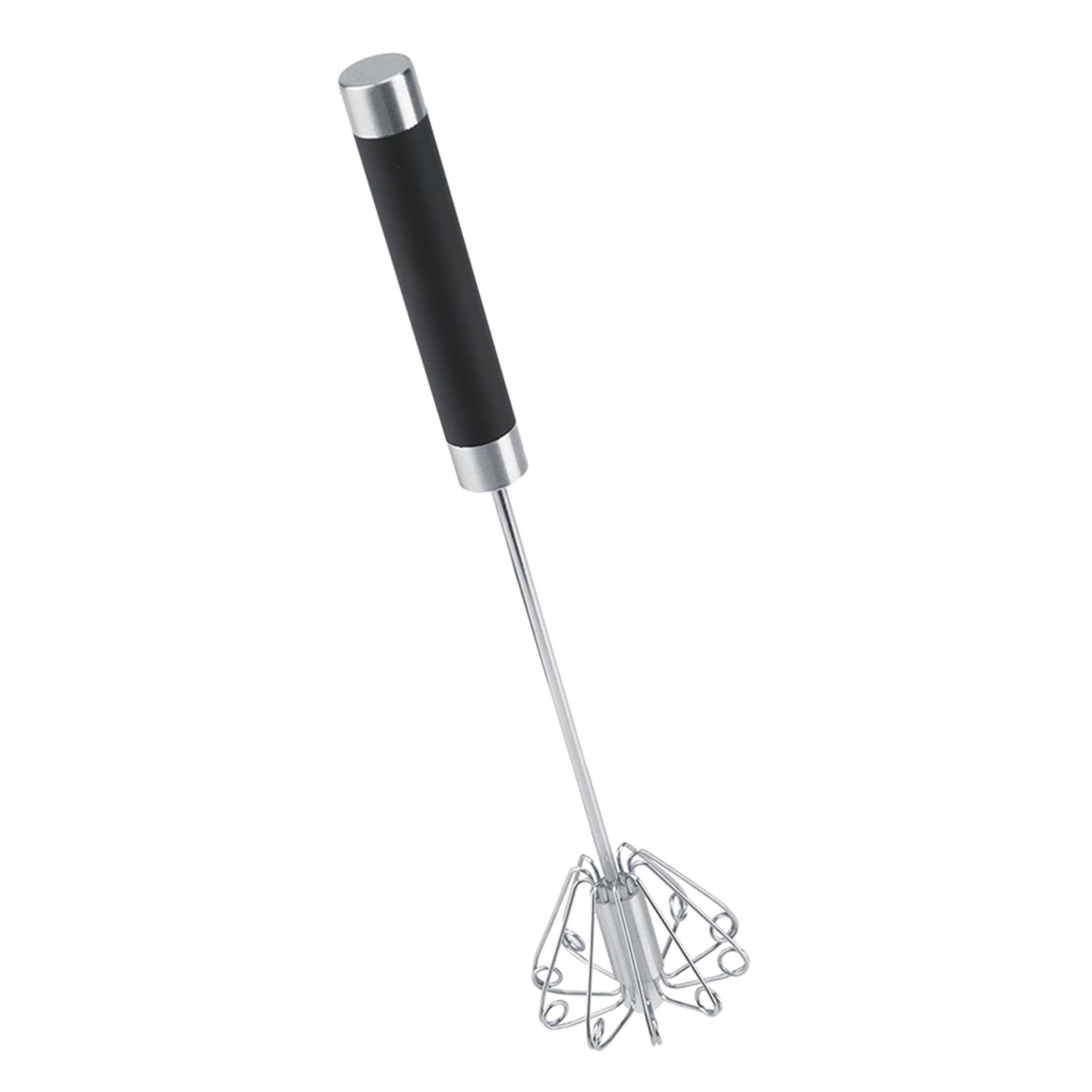 Stainless Steel Anti rust Durable Rotatable Manual Whisk Egg Beater view 3