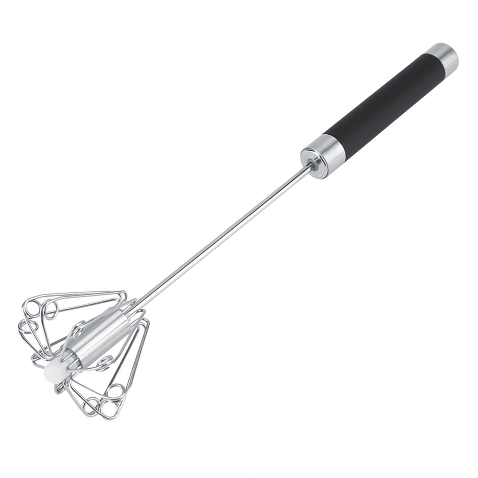 Stainless Steel Anti rust Durable Rotatable Manual Whisk Egg Beater view 4