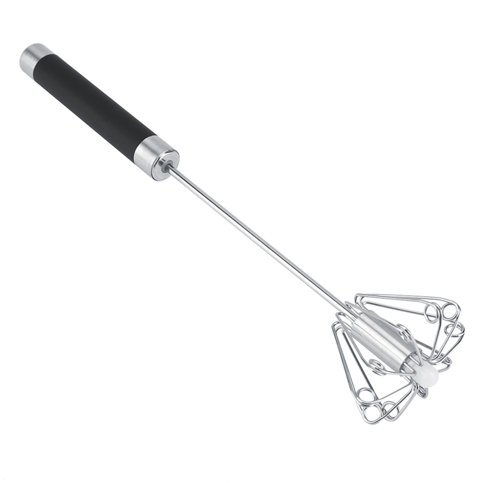 Stainless Steel Anti rust Durable Rotatable Manual Whisk Egg Beater view 6
