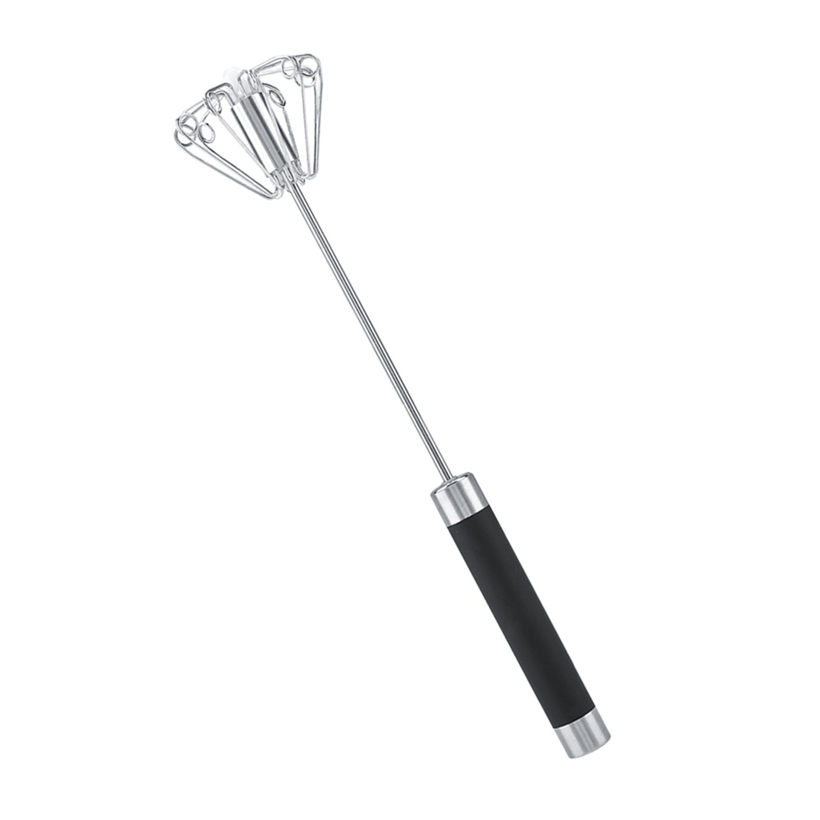 Stainless Steel Anti rust Durable Rotatable Manual Whisk Egg Beater view 9