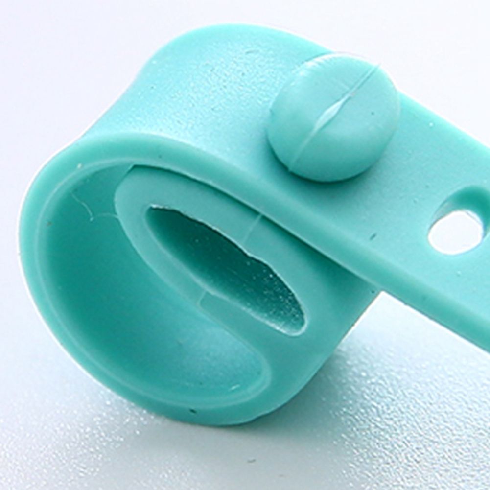 4Pcs Silicone Earphone Winder Wrap Cable Cord Wire Holder Organizer view 8