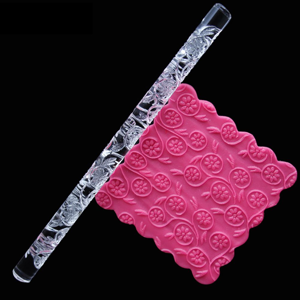 High Quality Acrylic Rolling Pin Pastry Rolling Pin Fondant Plasticine Roller view 3