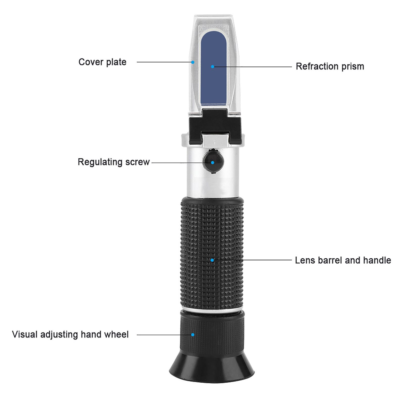 Portable Professional 0~20% Brix Refractometer Handheld Beer Fruit Juice Sugar view 12
