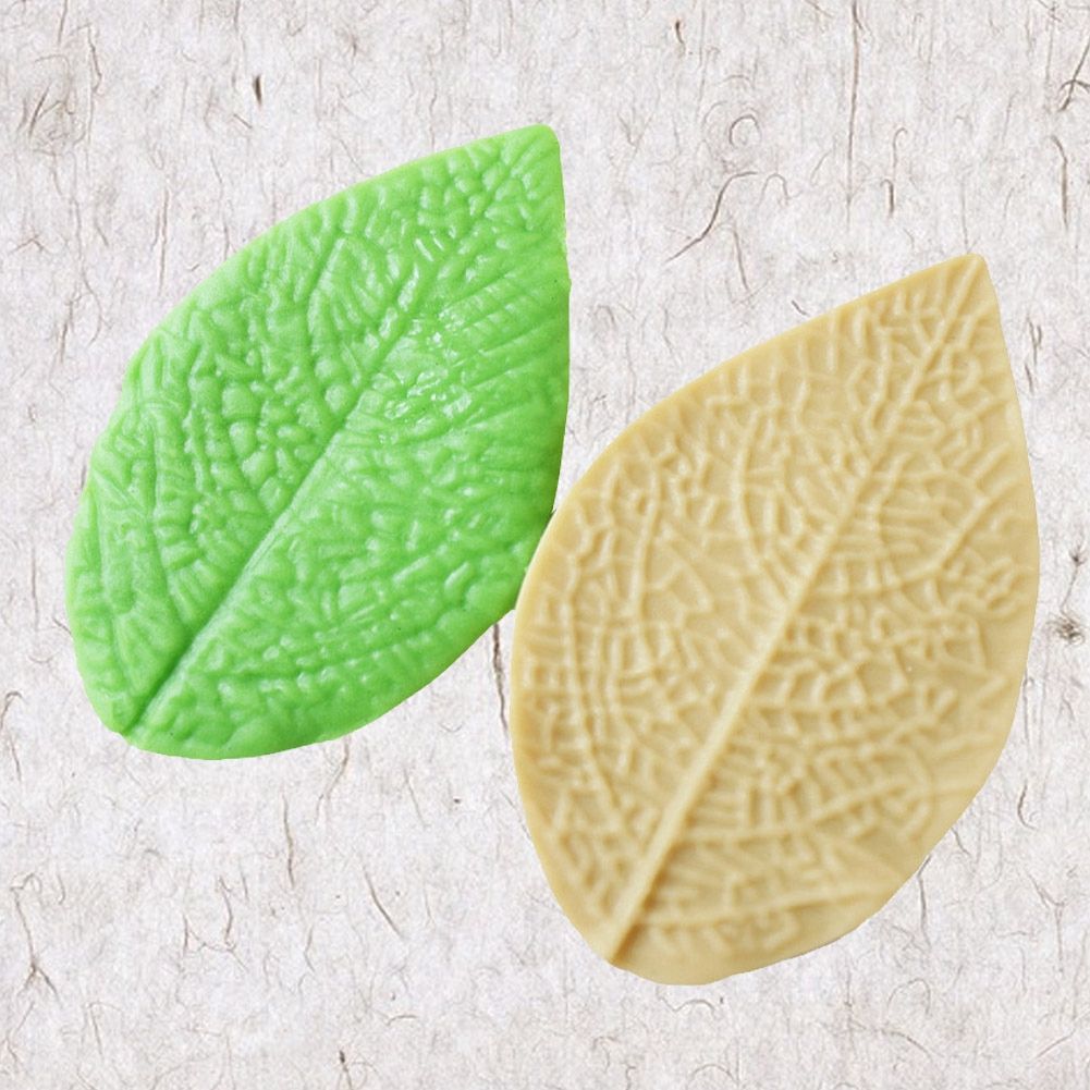 5Pcs Leaf Mould DIY Silicone Cake Mold for Baking Fondant Cupcake Dessert view 3