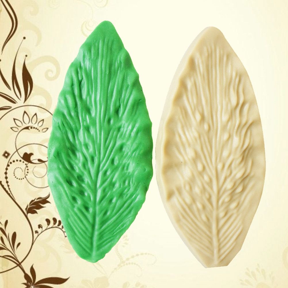 5Pcs Leaf Mould DIY Silicone Cake Mold for Baking Fondant Cupcake Dessert view 4