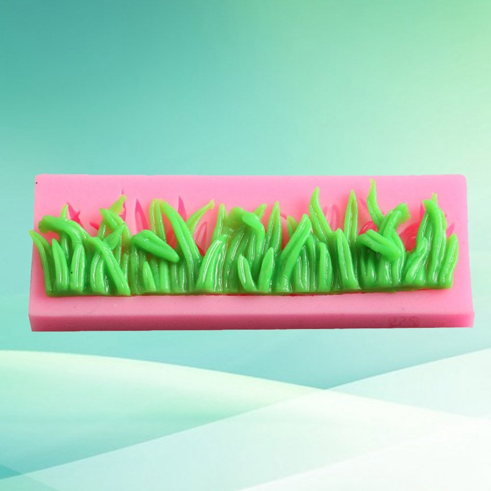 3D Grass Soap Mould Fondant Cake Decoration Mold Silicone DIY Baking Tool view 4