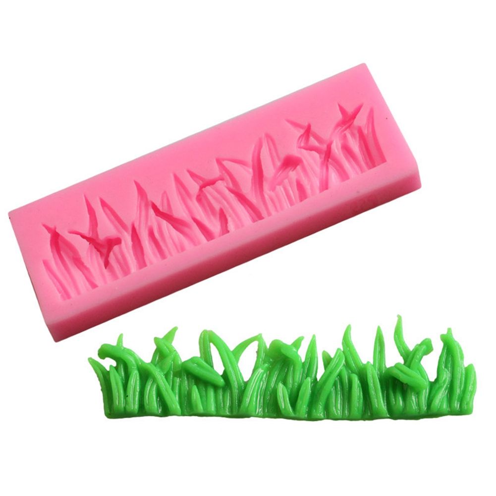 3D Grass Soap Mould Fondant Cake Decoration Mold Silicone DIY Baking Tool view 5