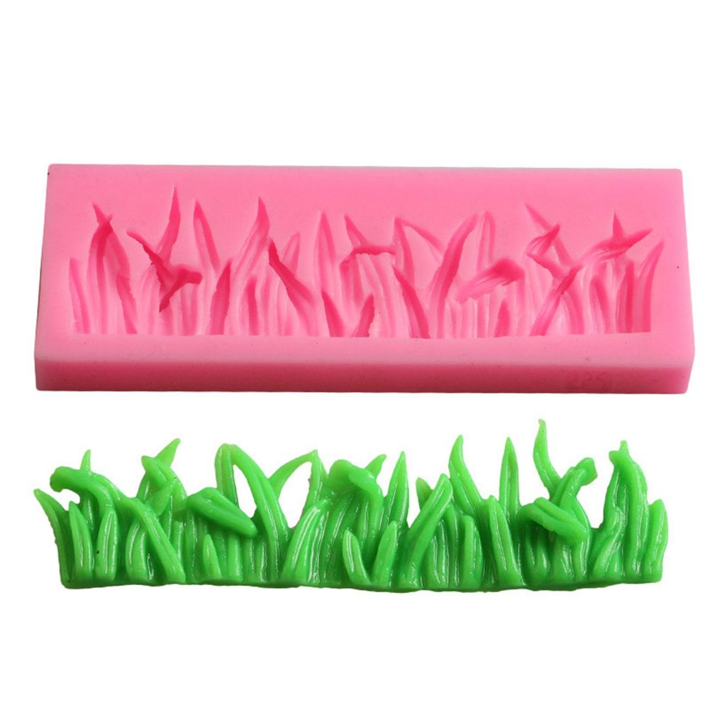 3D Grass Soap Mould Fondant Cake Decoration Mold Silicone DIY Baking Tool view 6