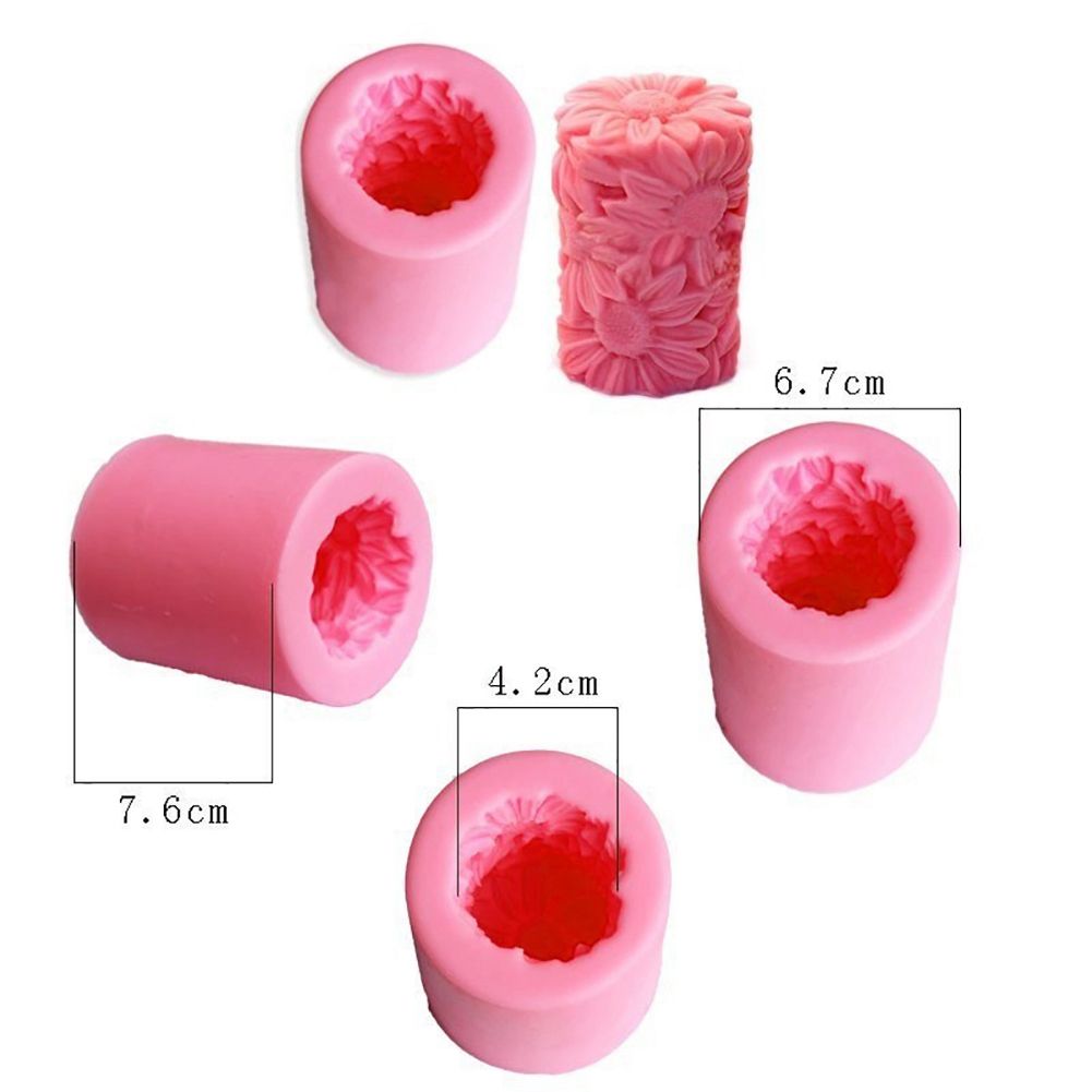Sunflower Soap Mould Fondant Cake Decoration Mold Silicone DIY Baking Tool view 4