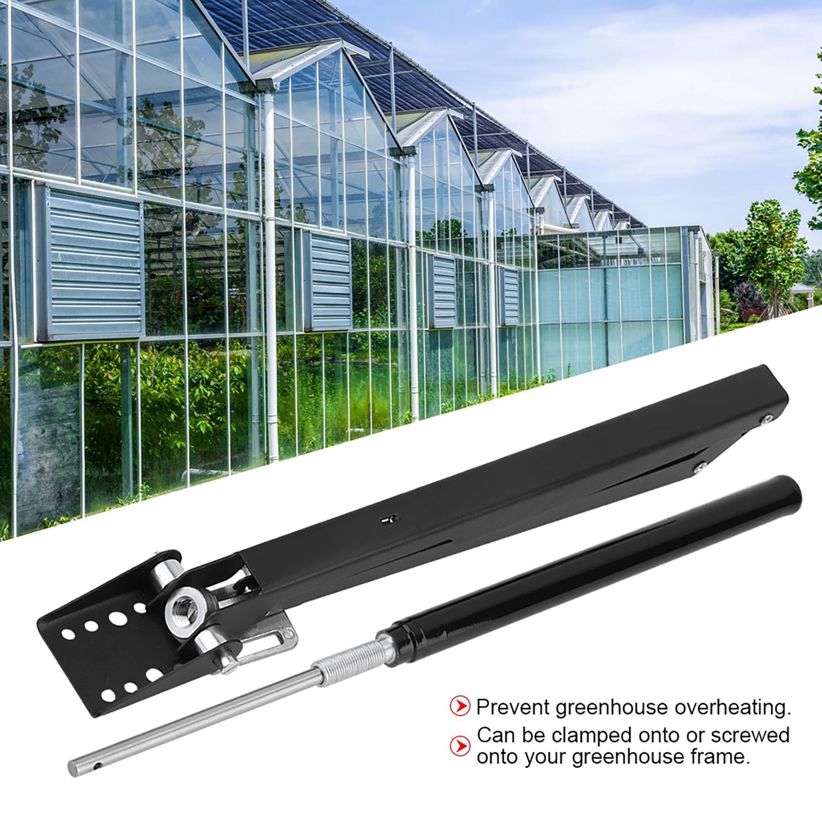 Greenhouse Window Opener Vent Autovent Solar Heat Sensitive Automatic view 7