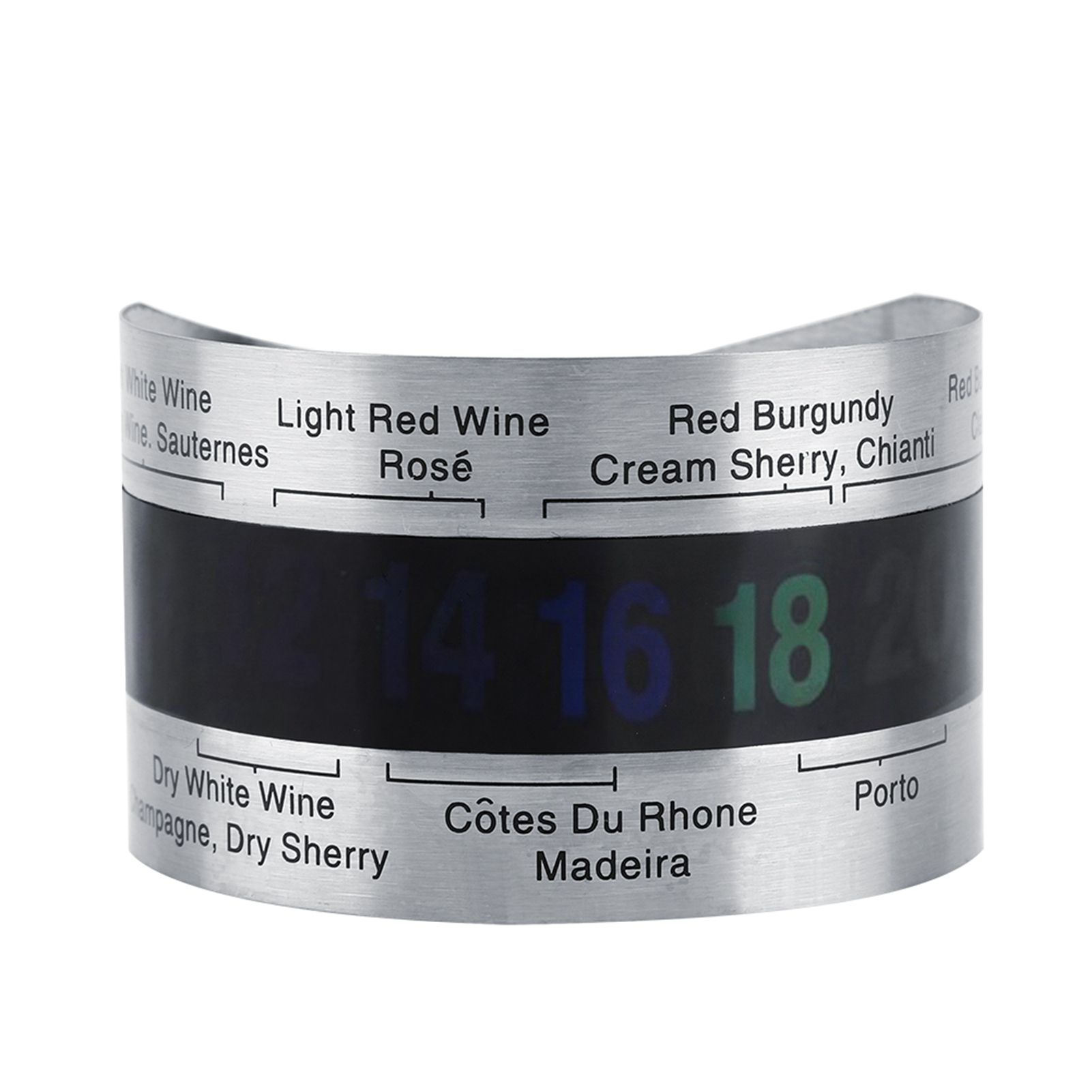 Stainless Steel Wine LCD Thermometer Bottle Beer Red Wines Bracelet view 3