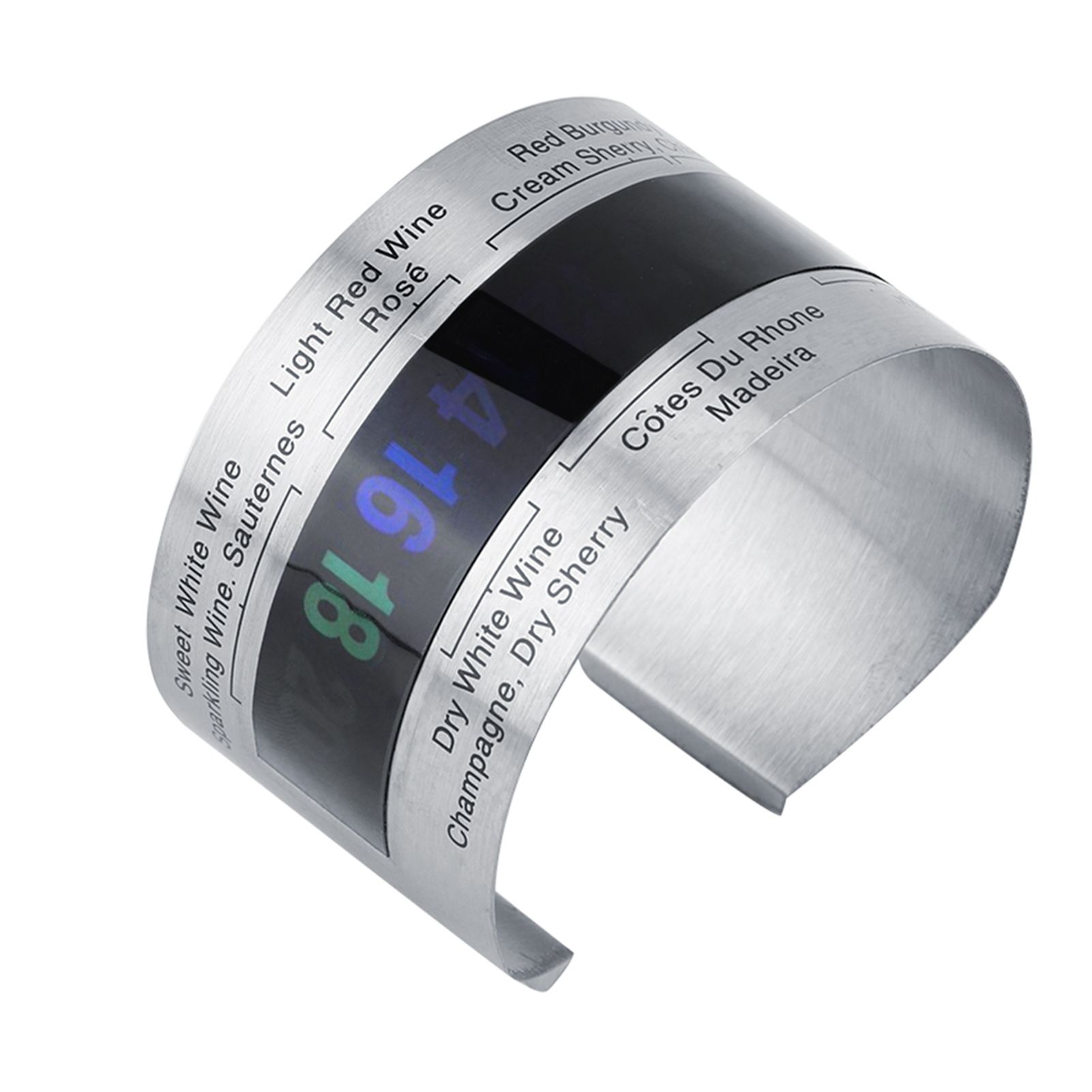 Stainless Steel Wine LCD Thermometer Bottle Beer Red Wines Bracelet view 5