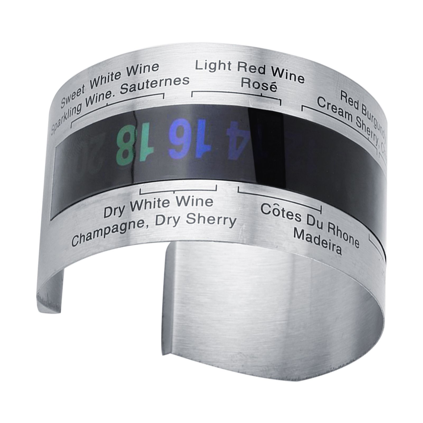 Stainless Steel Wine LCD Thermometer Bottle Beer Red Wines Bracelet view 7