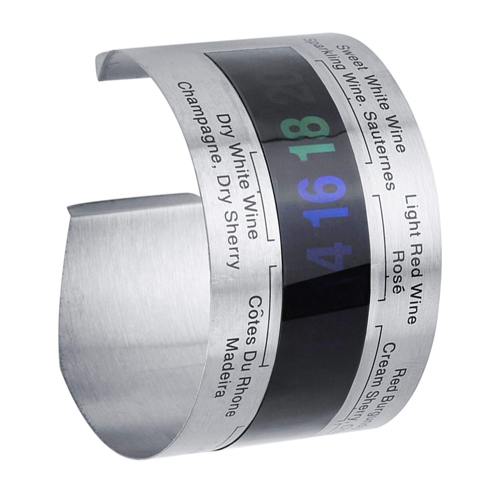 Stainless Steel Wine LCD Thermometer Bottle Beer Red Wines Bracelet view 8